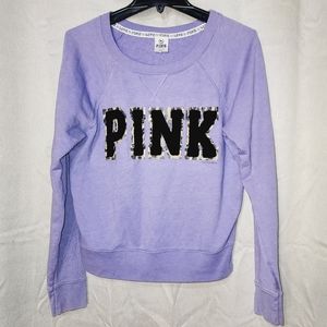 PINK by VS size Medium crew neck sweatshirt/sleepwear/pj's/casual/comfortable